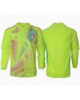 Italia Portiere Maglia Gara Casa Repliche Europei 2024 Maniche Lunghe